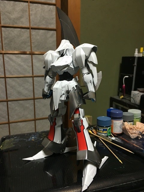 WAVE 1/100 レッドミラージュ ブーメランユニット 製作7 | 婿で肩身