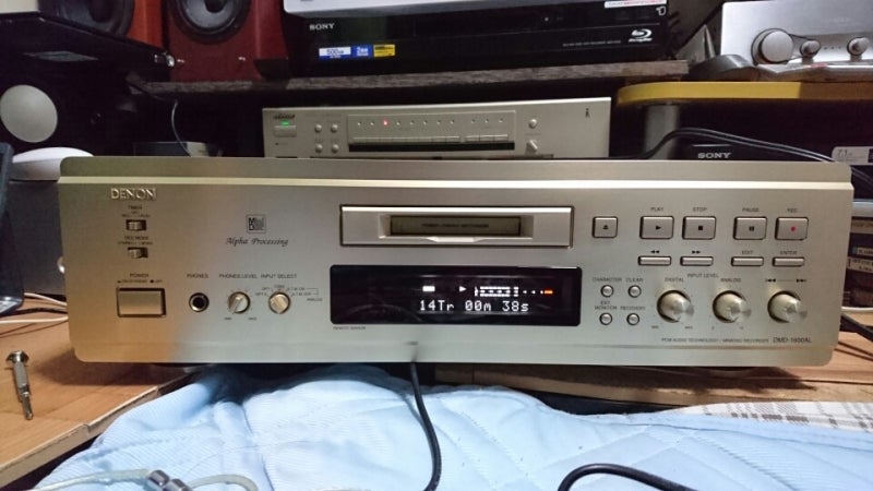 DENONのMDデッキDMD-1600ALジャンクの5分間修理～(笑) | K'S MY
