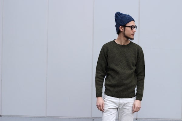 Harley of Scotland 上質なシェットランドウールのセーターが入荷です