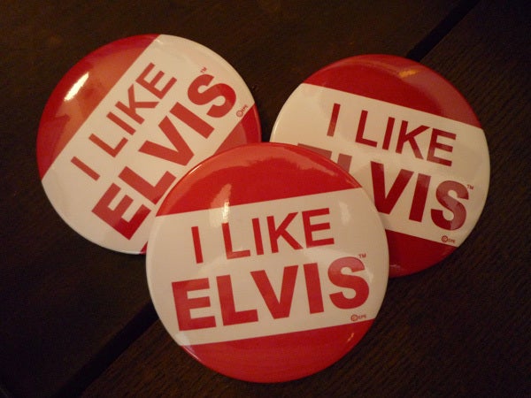 I LIKE ELVIS でか缶バッチ | ELVIS PRESLEY命 KING CREOLEのブログ