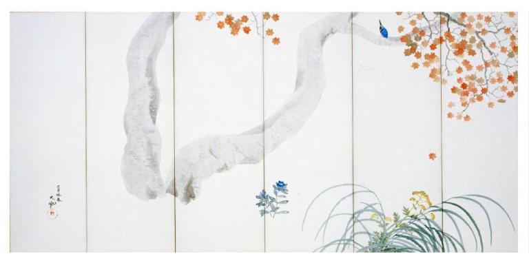 ニューオータニ美術館で「日本画に見る四季の美展」を観た