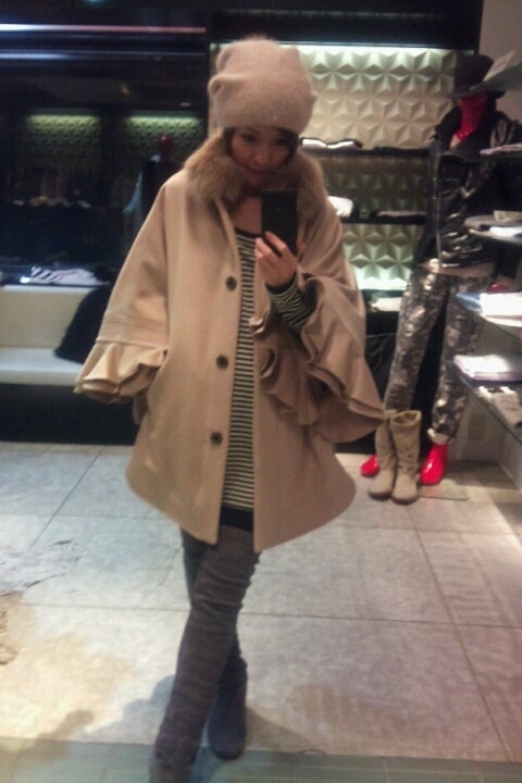 ポンチョコート着てみると、、。 | Sov.aoyama STAFF BLOG