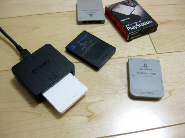 PS3「メモリーカードアダプター」を使ってPS、PS2のセーブデータをPS3