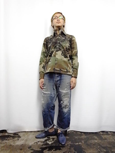 PHENOMENONのバロック刺繍迷彩シャツ。 | NAMELESS BLOG