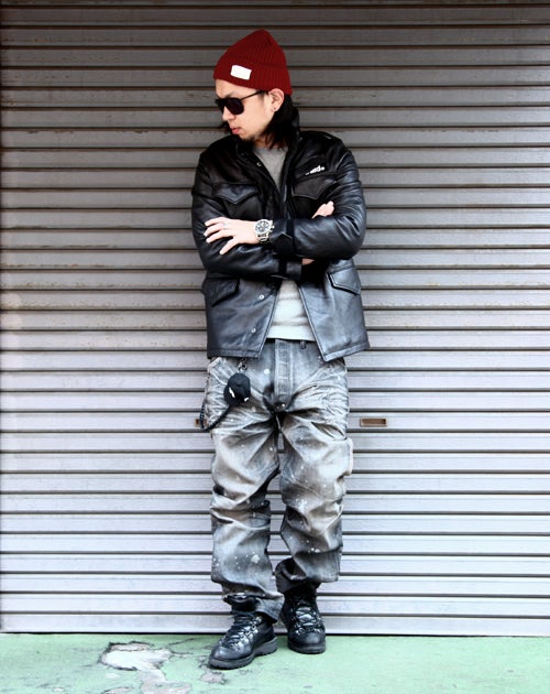 10/28 NITRAID LEATHER M-65 スタイリング UP | ARKWAX nitraid