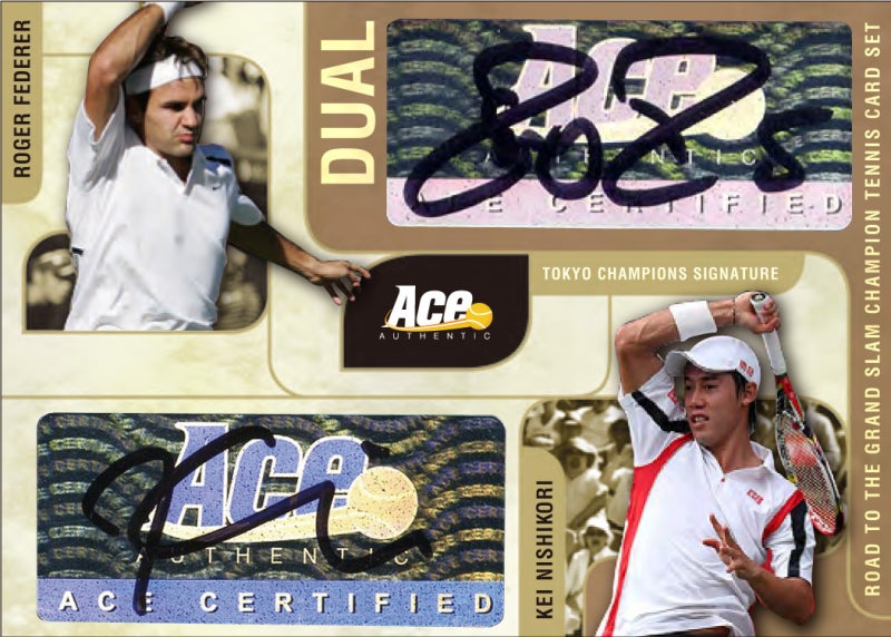 テニスカードのACE社から『錦織圭カードセット第2弾』が登場