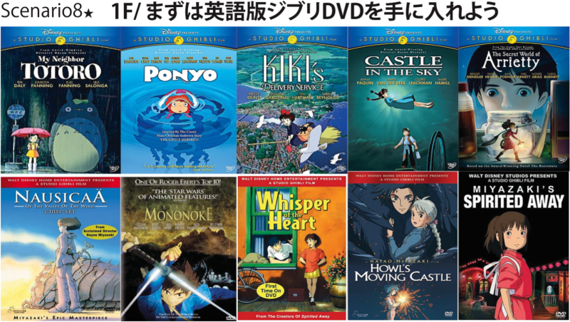 英語学習におすすめ！アメリカ(北米版)ジブリ映画DVDを手に入れる方法