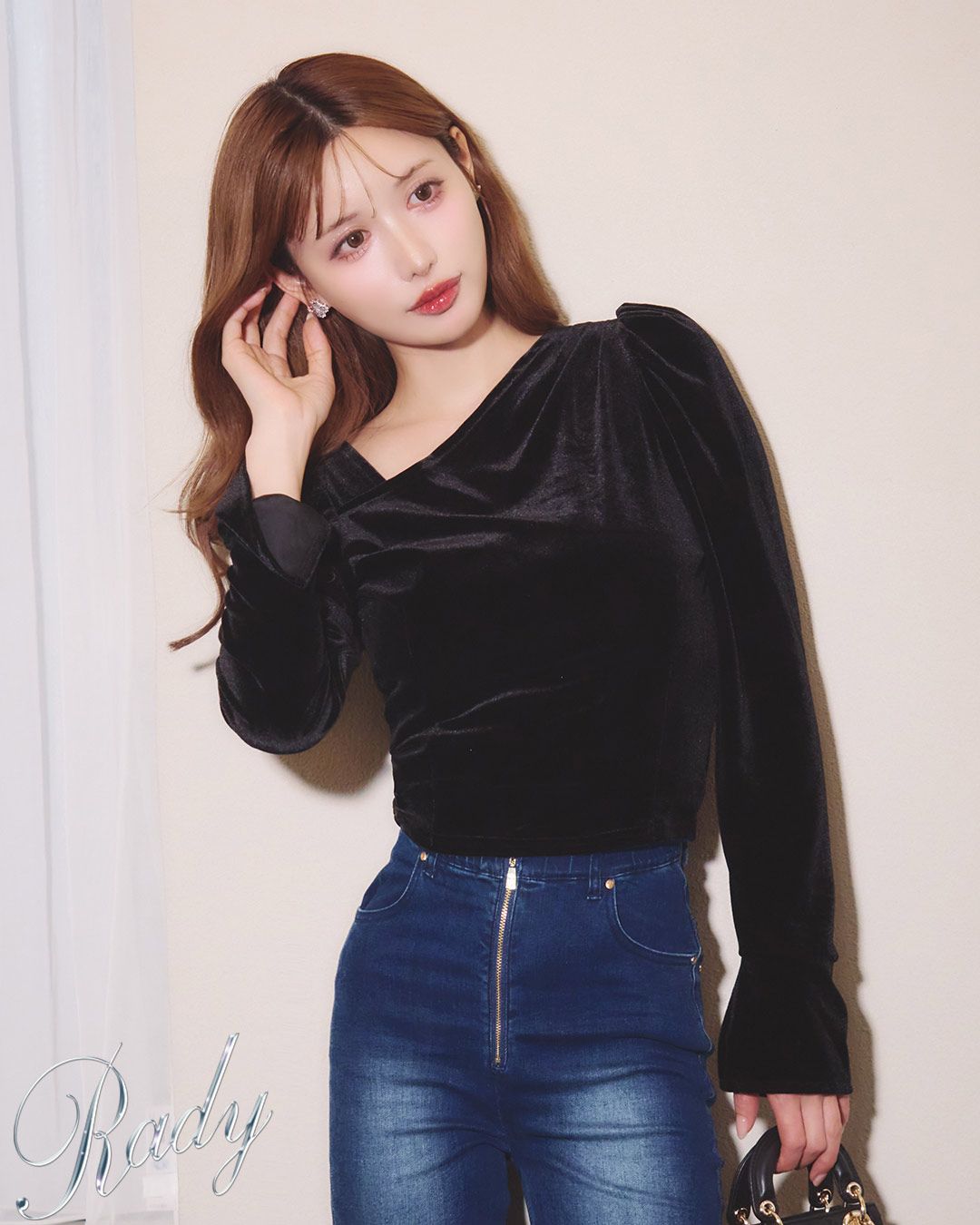 ベロアトップス ブラック | ファッション通販＆メディアMyColor ～マイ