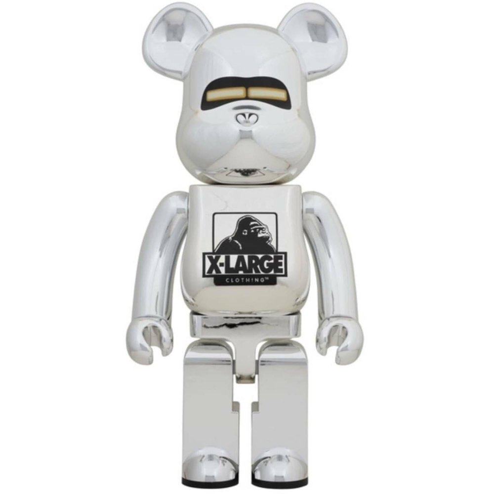 Sorayama XLarge 1000% Silver” from Be@rbrick - Dope! Gallery
