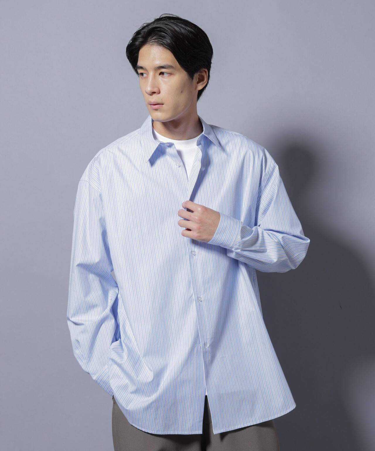 SIDOGRAS-VENICE｣ オルタネイトストライプシャツ