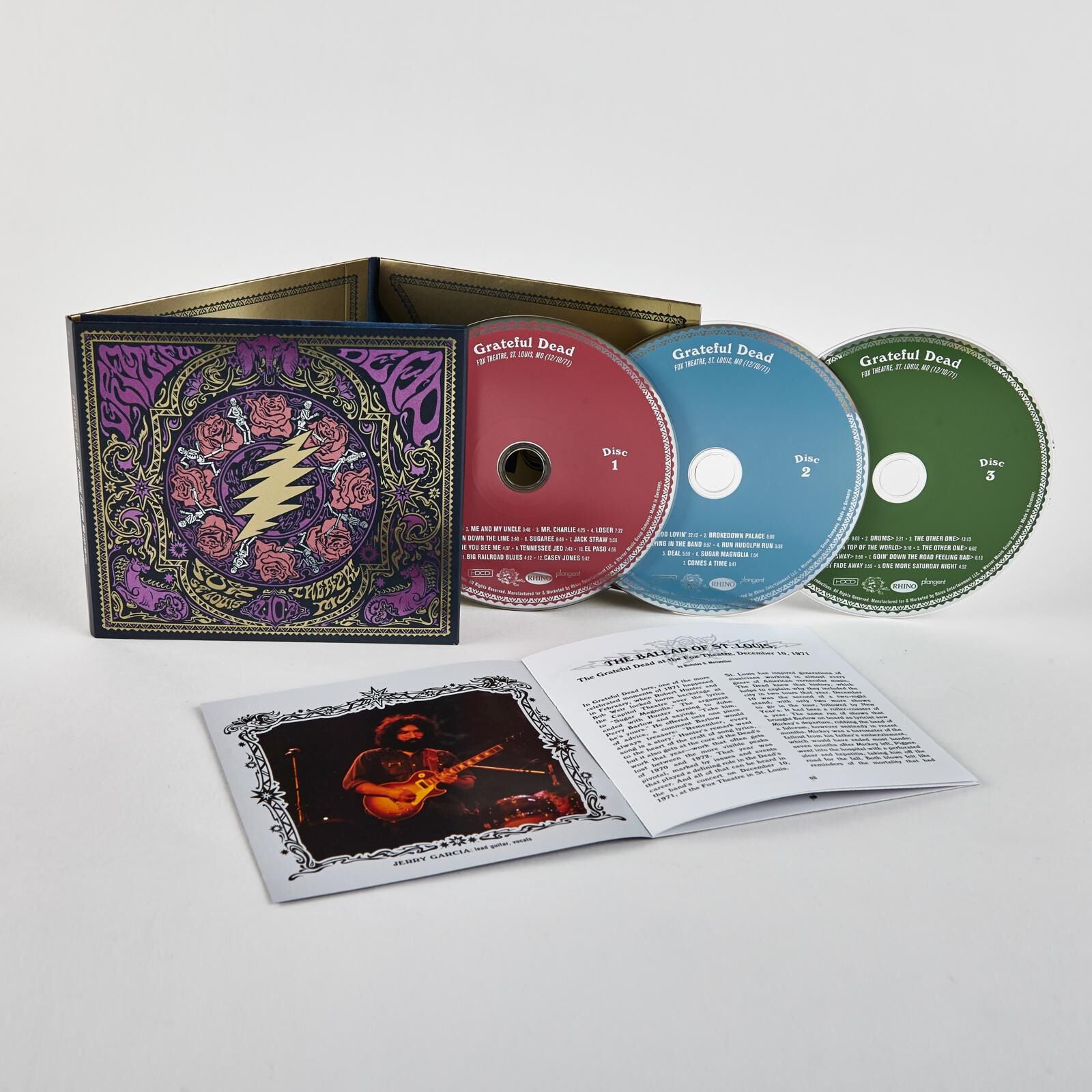 Fox Theatre, St. Louis, MO 12-10-71 (3-CD) – Grateful Dead