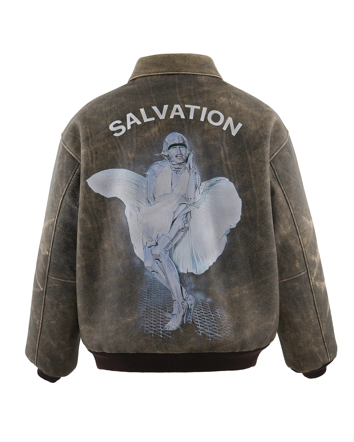 SAINT M×××××× (セントマイケル) × SORAYAMA / SRYM_LEATHER A2 JKT