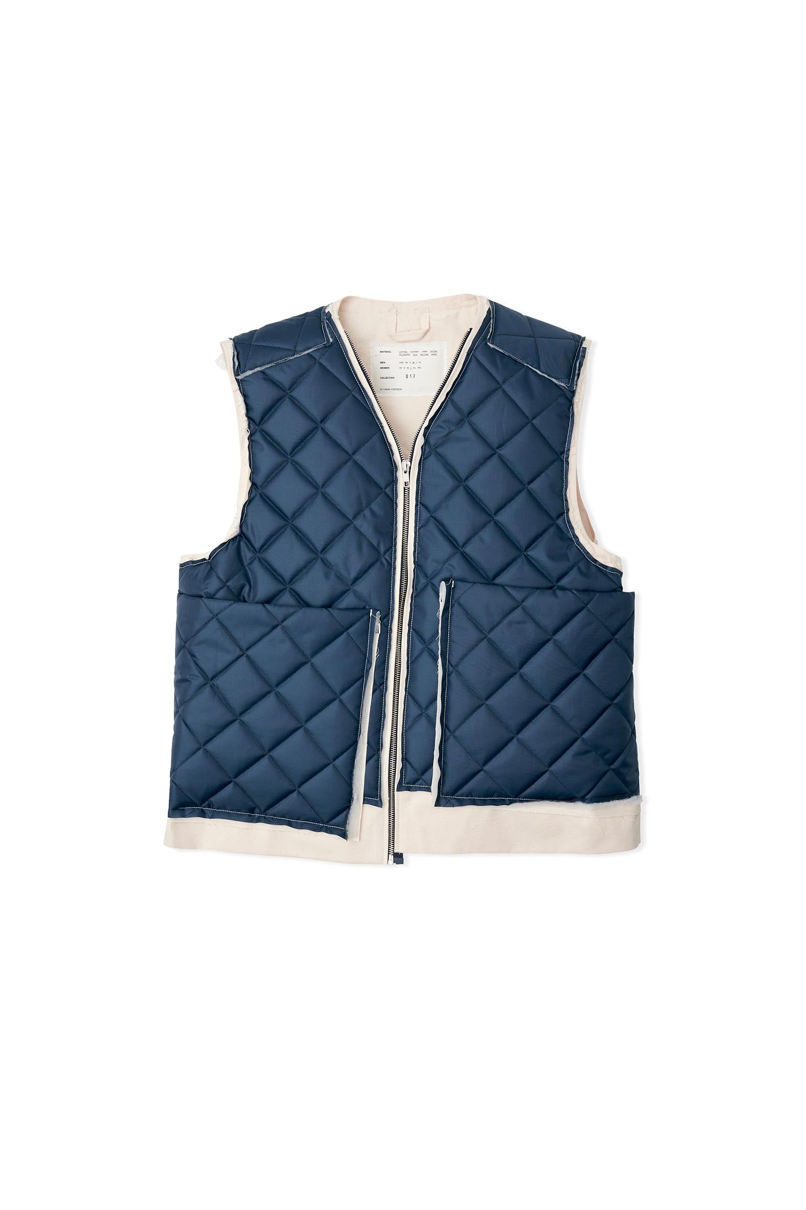 CAMIEL FORTGENS / RESEARCH ZIP VEST – carol ONLINE STORE