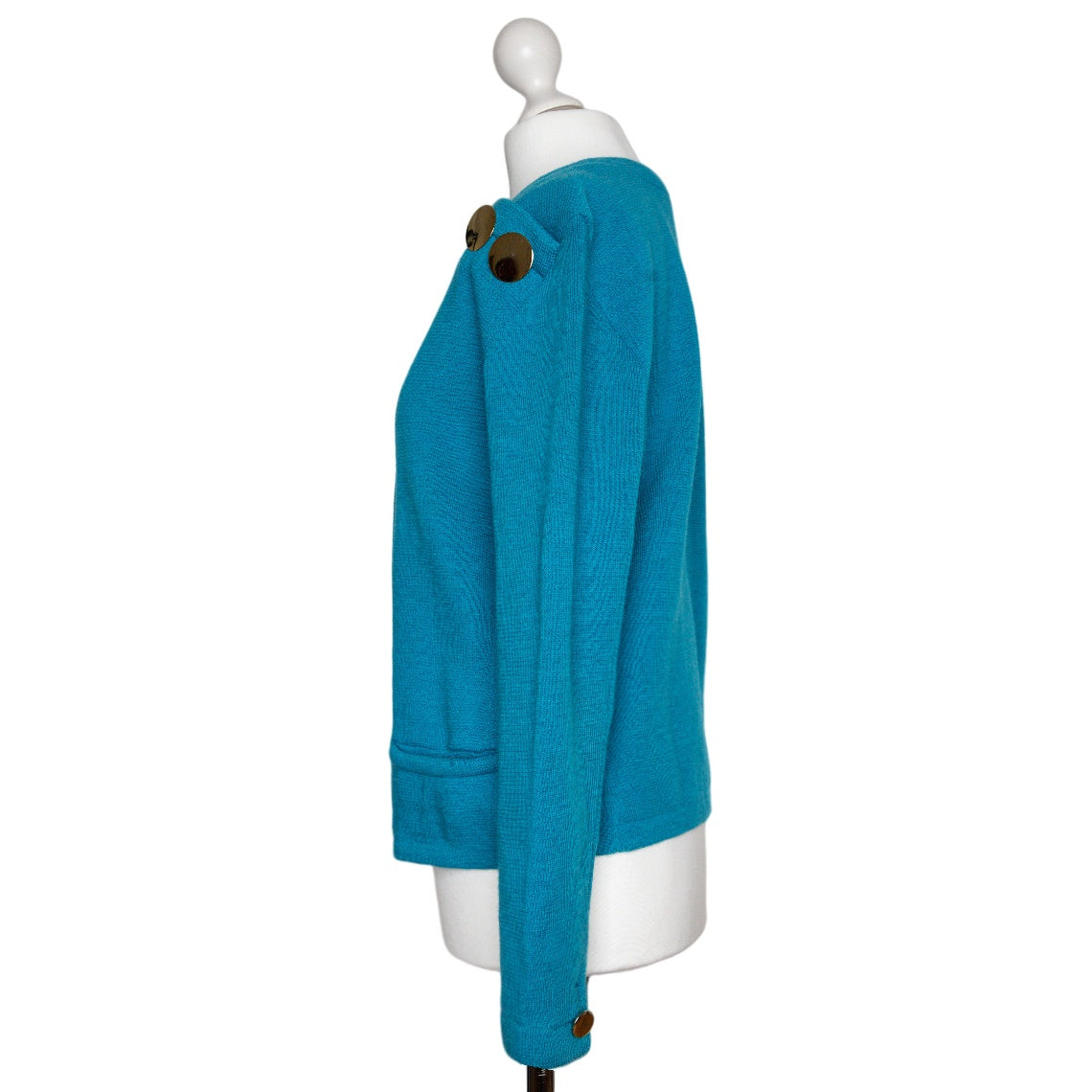 Yves Saint Laurent Rive Gauche Vintage Cardigan mit auffälligen