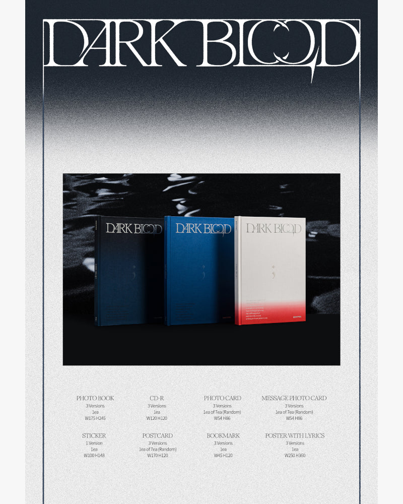 ENHYPEN - DARK BLOOD: Exciting Kpop Album with Photobook and Photocard