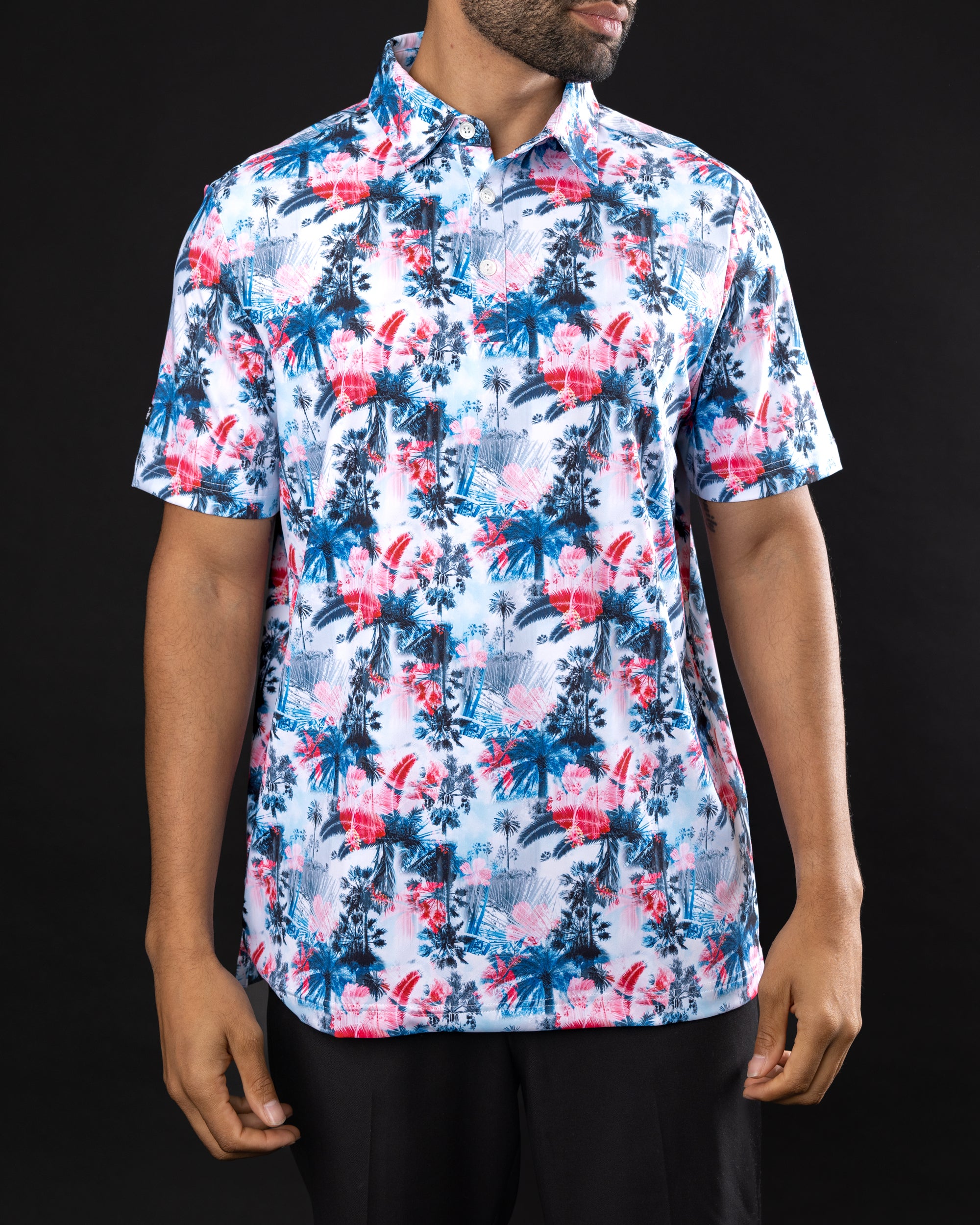 Aloha | Hawaiian Golf Polo Shirt – Sunday Swagger