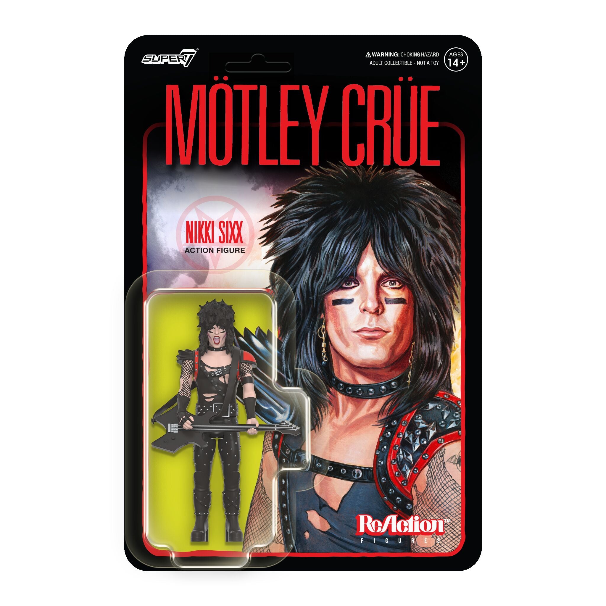 Motley Crue ReAction Figures Wave 01 - Nikki Sixx (Shout At The Devil)