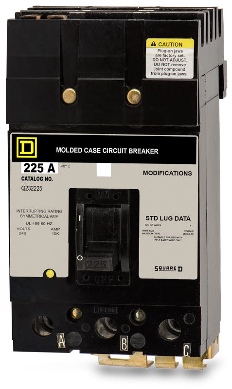 Square D Q232225 3 Pole Circuit Breaker – SuperBreakers