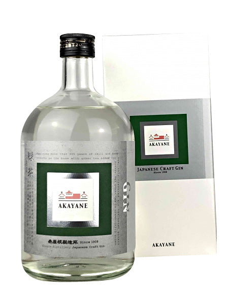 赤屋根 AKAYANE クラフトジン 緑茶 720ml／佐多宗二商店 – 鈴木酒販