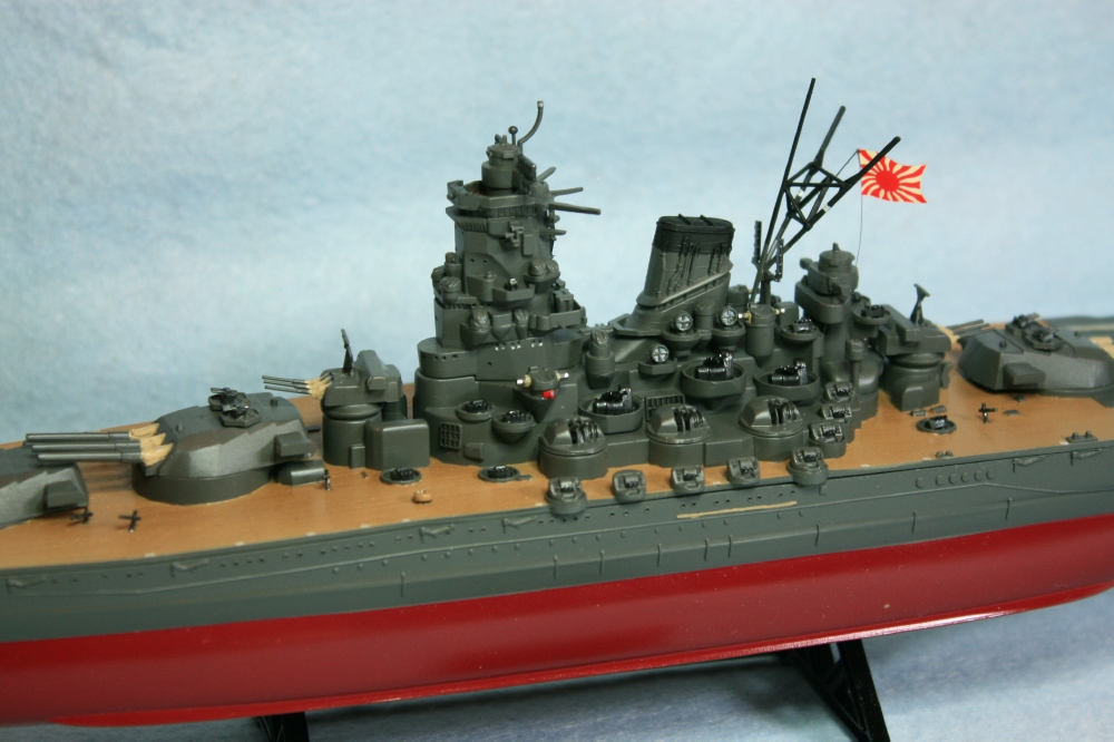 アリイ1/600 モーターライズプラモデル 「大和」 完成: 艦艇模型製作など