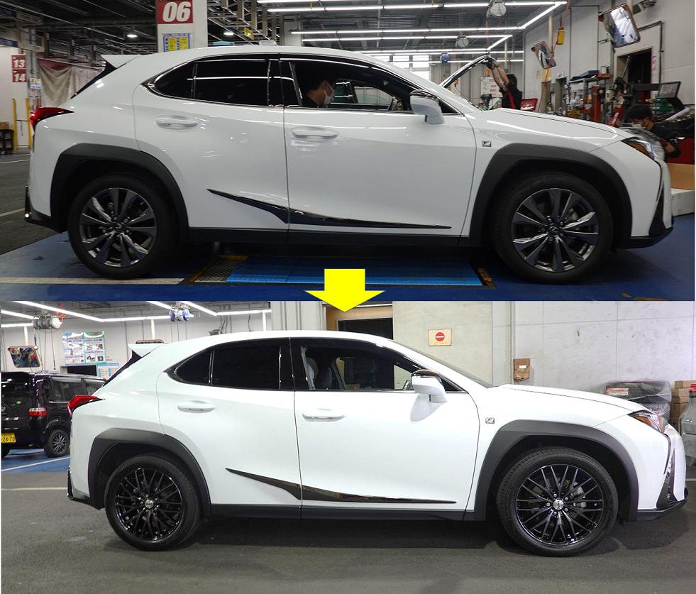 レクサスUXにTOMSホイールをお取り付け！ | スーパーオートバックス 十