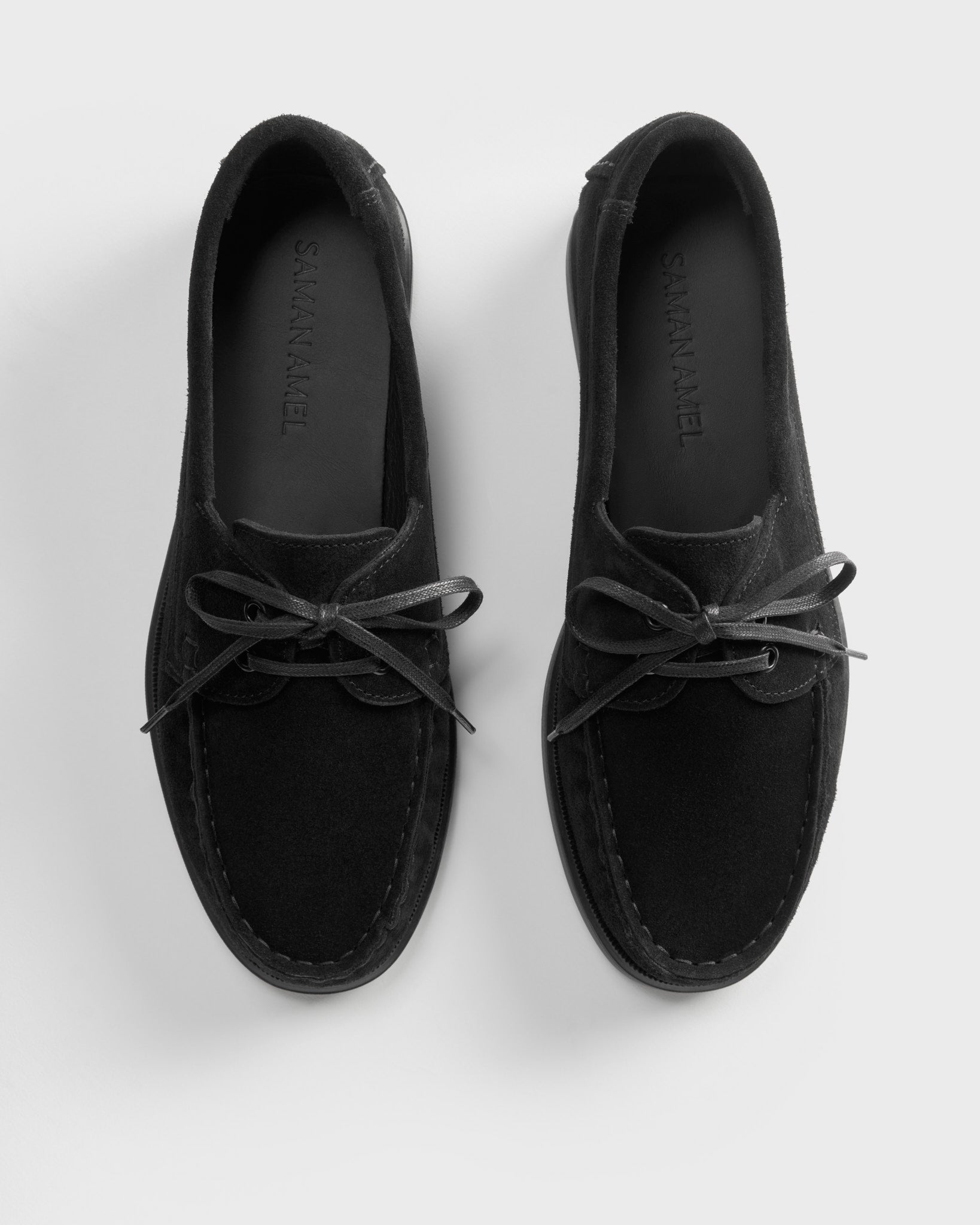 City Moc - Black Suede | Atelier Saman Amel