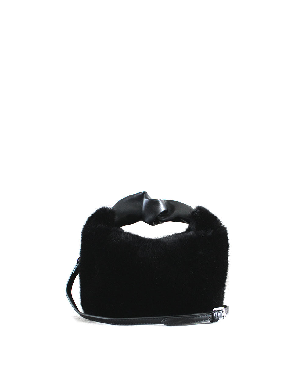 2WAY エコファー ZIP付 ショルダーバッグ 1850