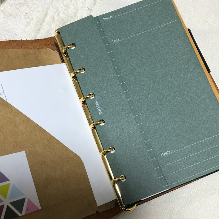 トラベラーズノートをシステム手帳化する | さんかくとよはく
