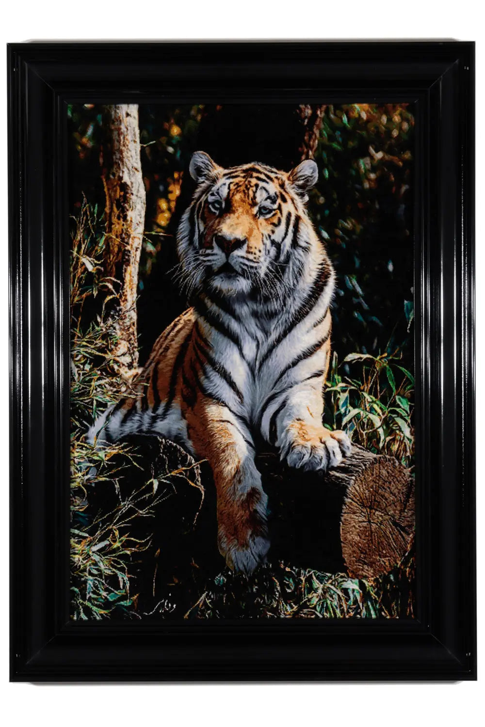 ペルシャ絨毯 タブリーズ産 ウール&シルク 約70cm x 100cm｜SATHI RUGS