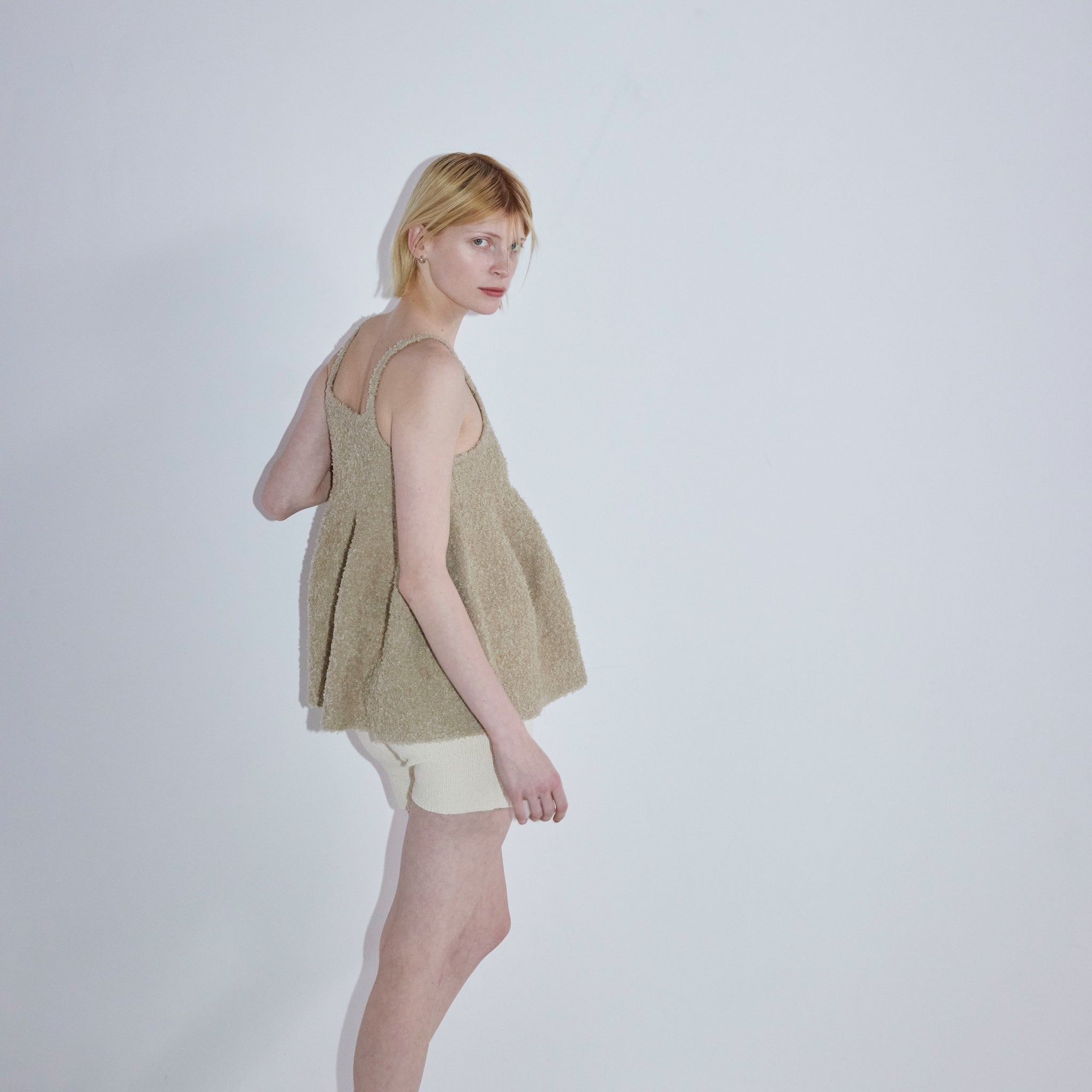 searoomlynn Ribbon Yarn フレアニットキャミ