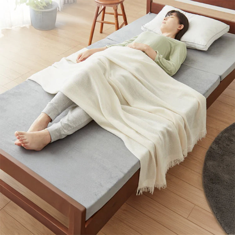 高反発 マットレス 三つ折り シングル 洗える 190N 高密度 厚さ4cm