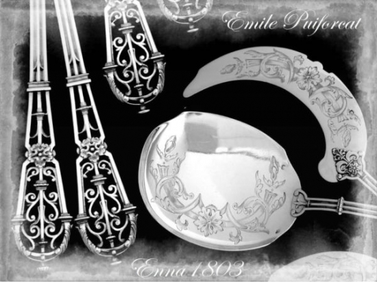 フランスの高級シルバーカトラリー ピュイフォルカ(PUIFORCAT) 芸術的