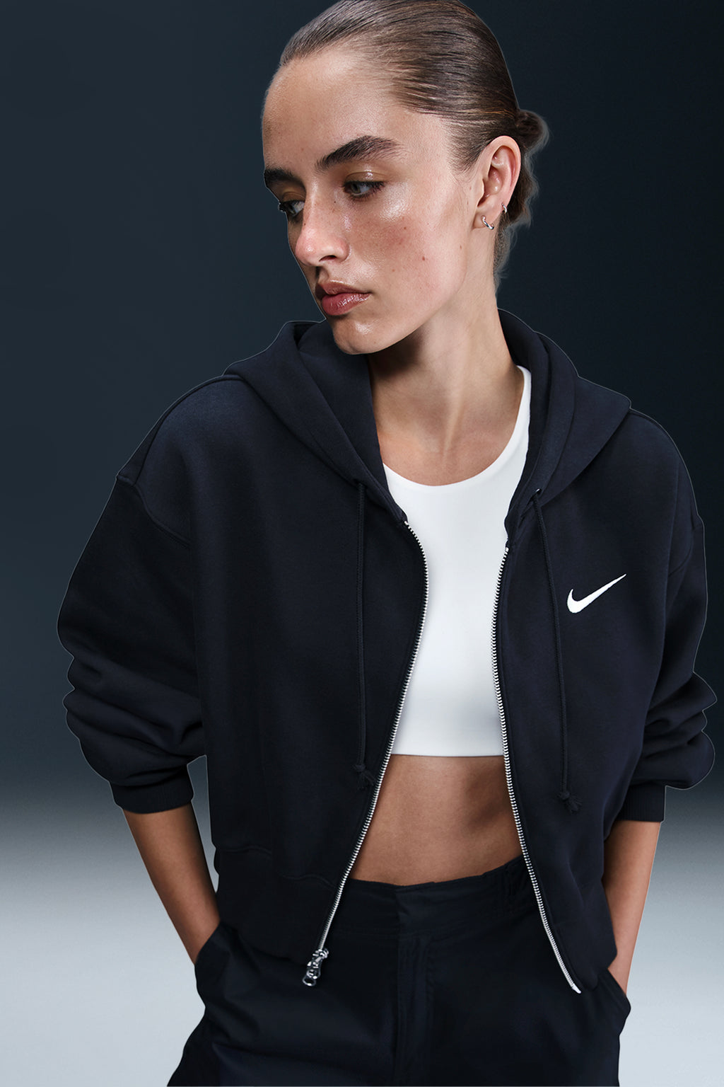 W NSW PHOENIX FLEECE CROPPED HOODIE – Sesinko