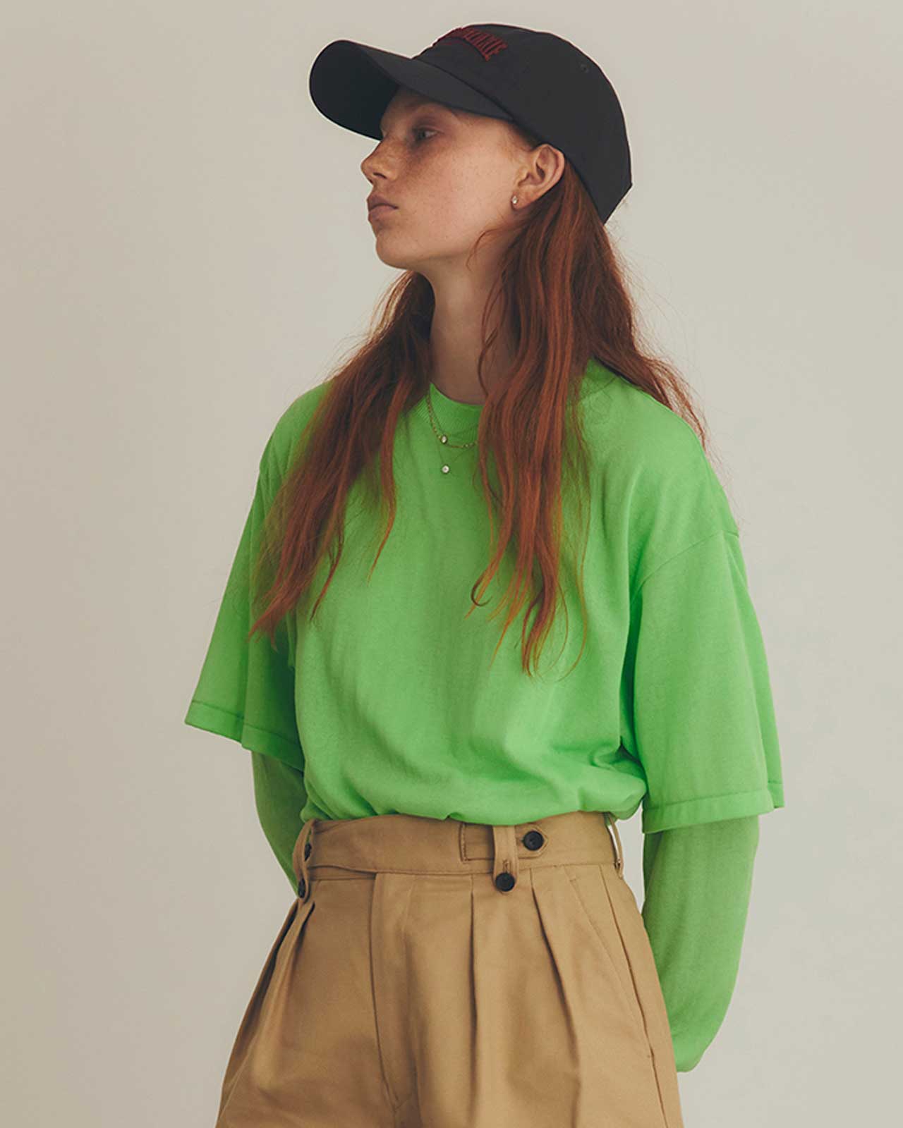 SHEER GAUZE HALF SLEEVE TEE – Shinzone