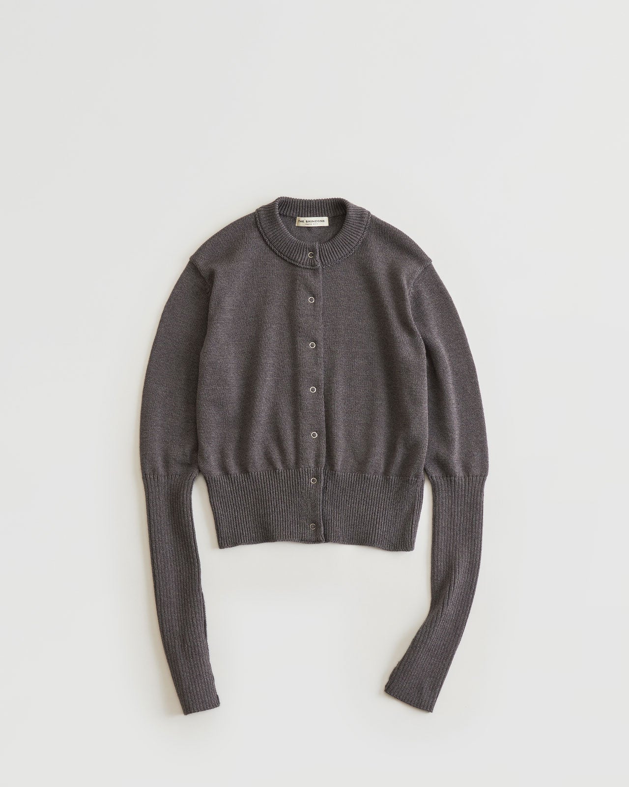 Shinzone（シンゾーン）】LONG RIB CARDIGAN