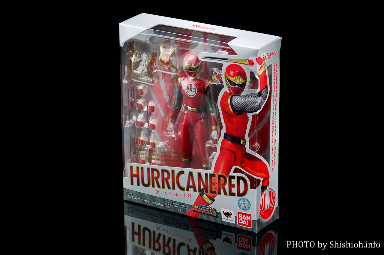 レビュー】 バンダイ S.H.Figuarts ハリケンレッド [忍風戦隊