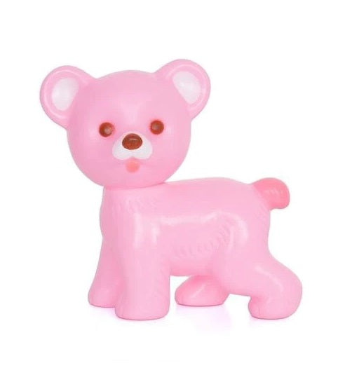 ソフビ】五型動物（くま・ピンクType）/KODAMA TOY/コダマトイ