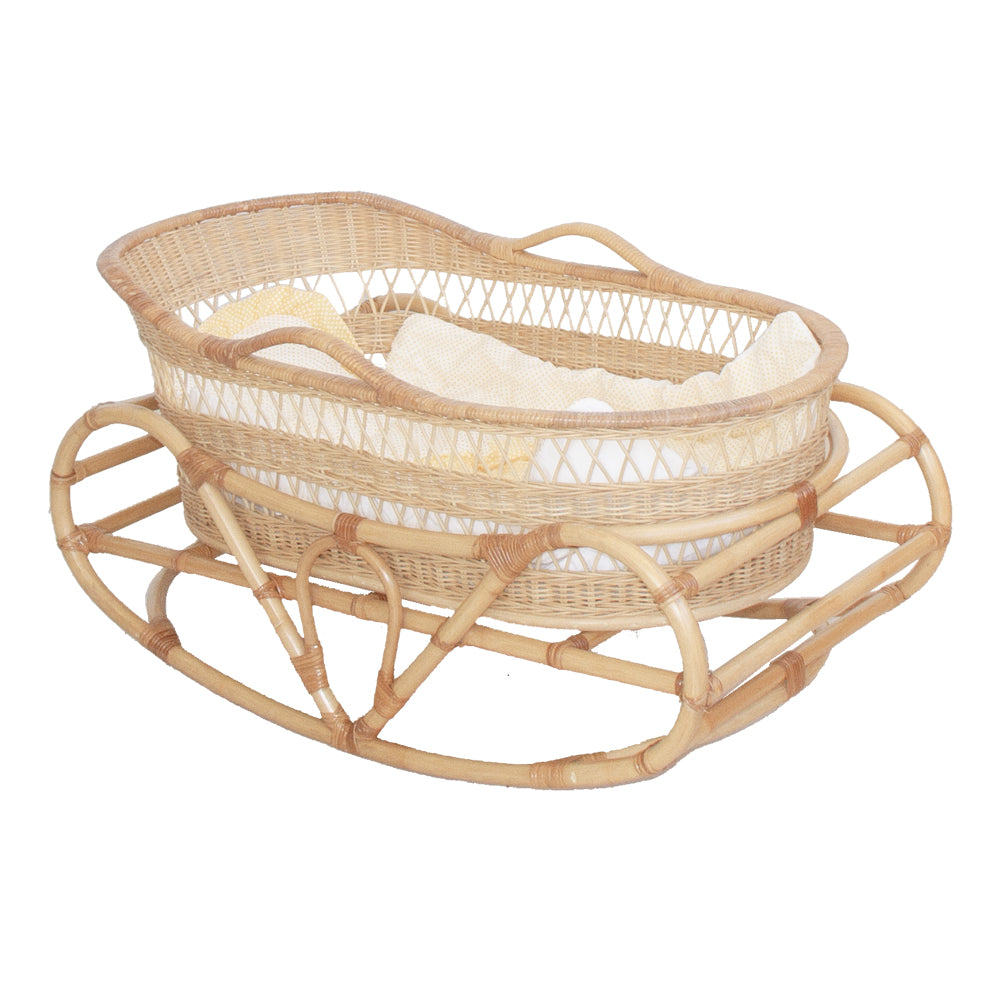 ヨーラン 水玉 今枝ラタン ベビークーファン【レンタル】 – ベビー用品