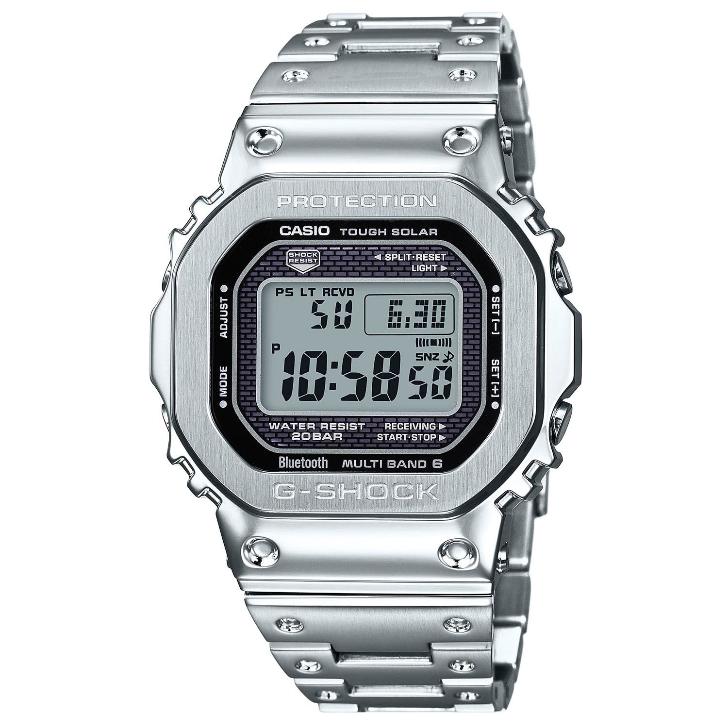 Gショック】フルメタル / スマートフォンリンク&電波ソーラー / GMW