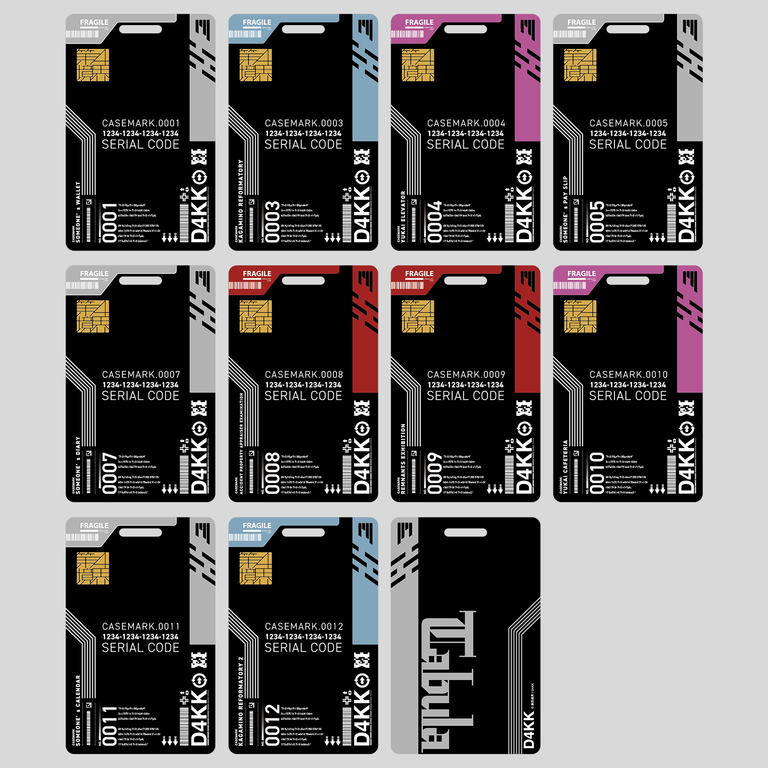 TABULA ダミーカード – 第四境界 - ARG Shop