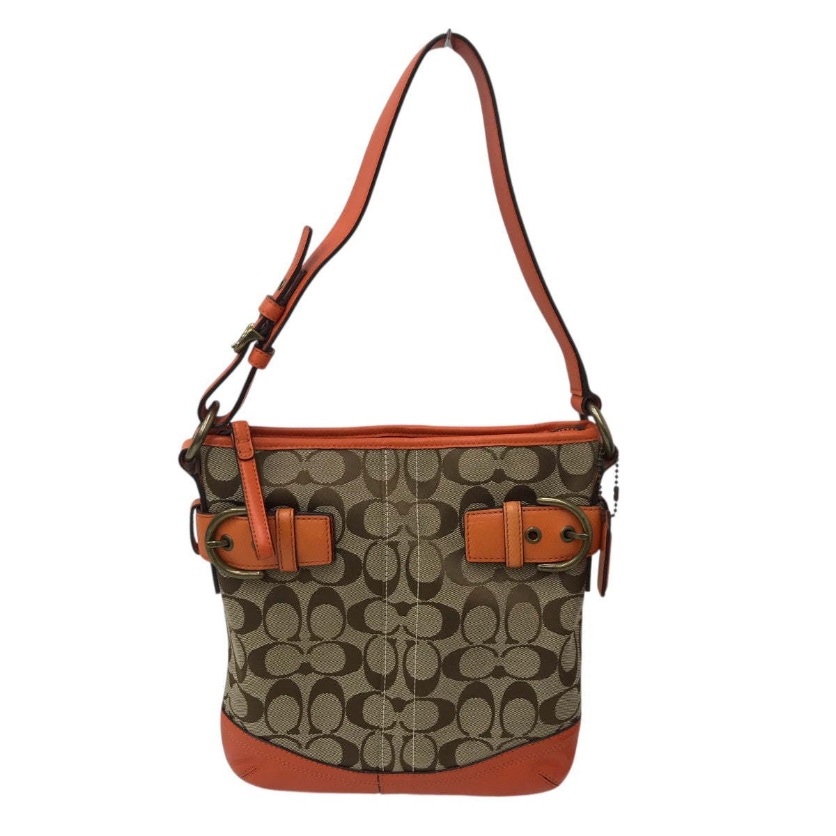 COACH(コーチ) ショルダーバッグ3577 3577 ベージュ×オレンジ｜【公式