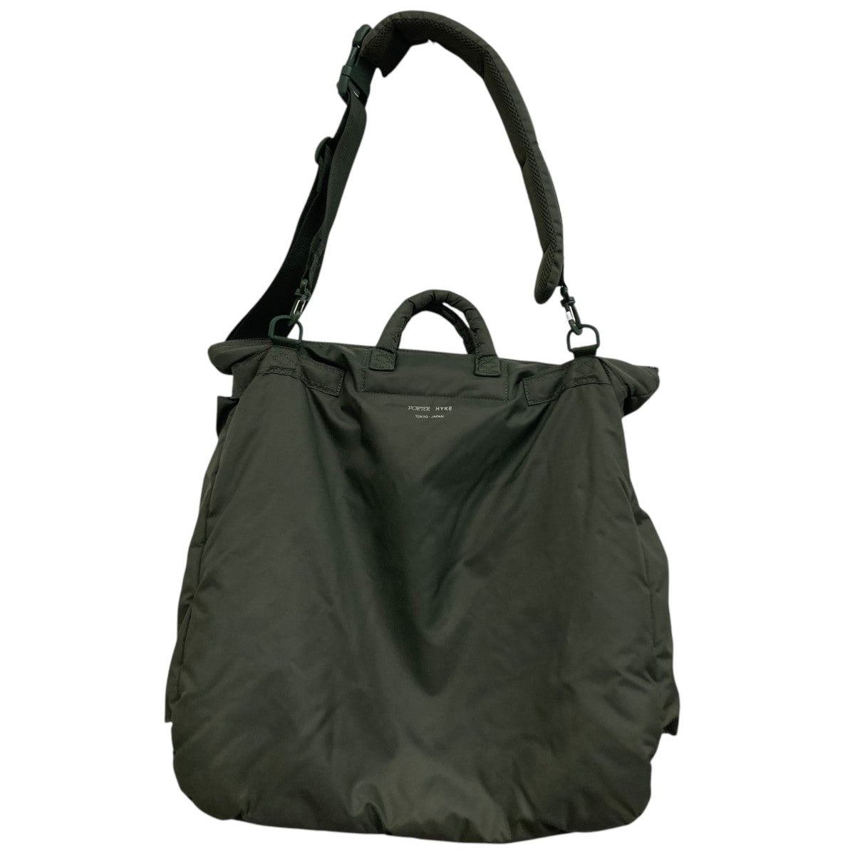 HYKE×PORTER HELMET BAGヘルメットバッグ オリーブ｜【公式】カインド