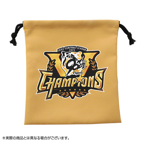 阪神タイガース】スリッパ（2025年優勝ロゴ）巾着袋入6個セット 2025年
