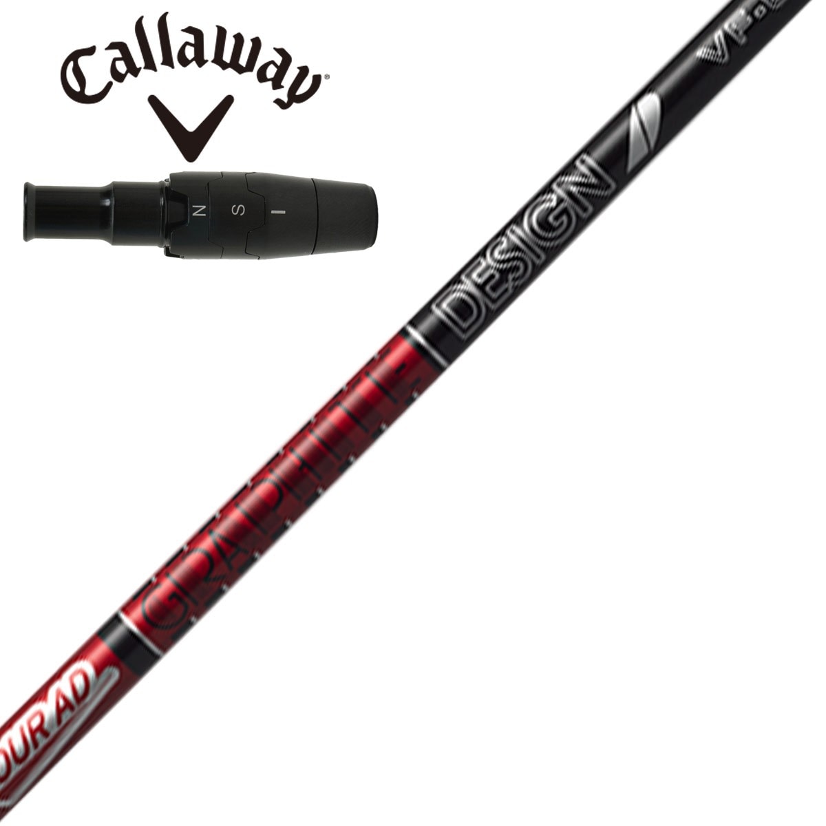 キャロウェイドライバー用 Tour AD VF スリーブ付きシャフト(スリーブ