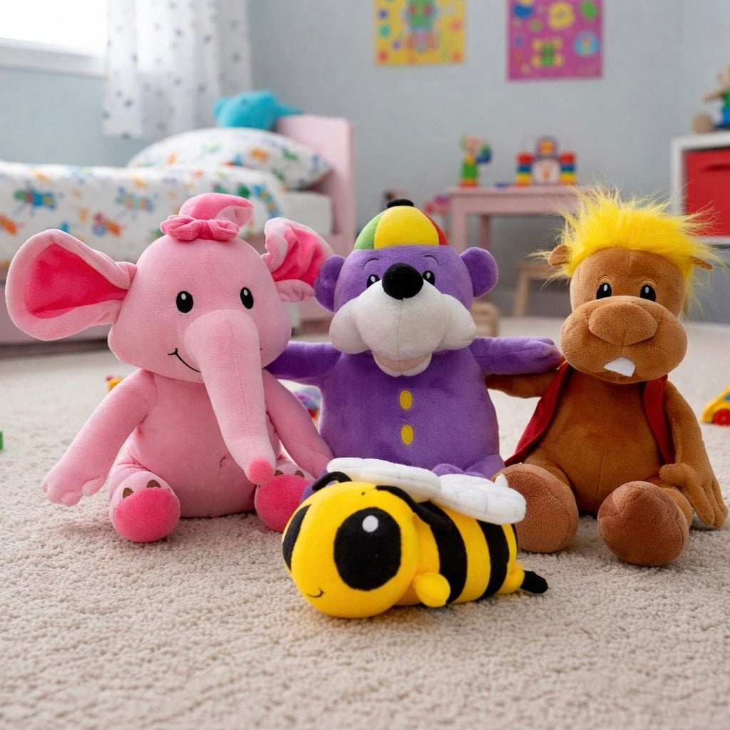 Zaky, Kazwa, Nadeen & Bilal Plush Toy Set – One4Kids Online Store