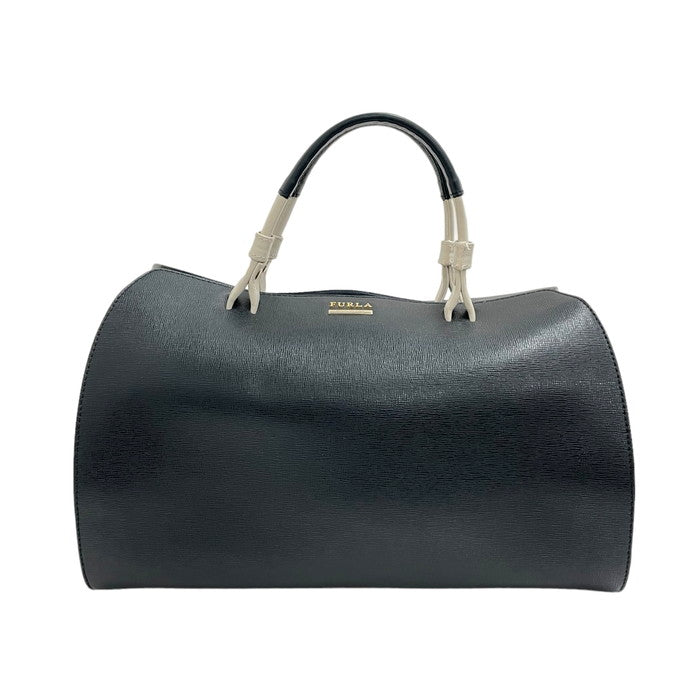 Furla/フルラ】 2WAY ミニ ボストンバッグ ヴィーナス黒×アイボリー