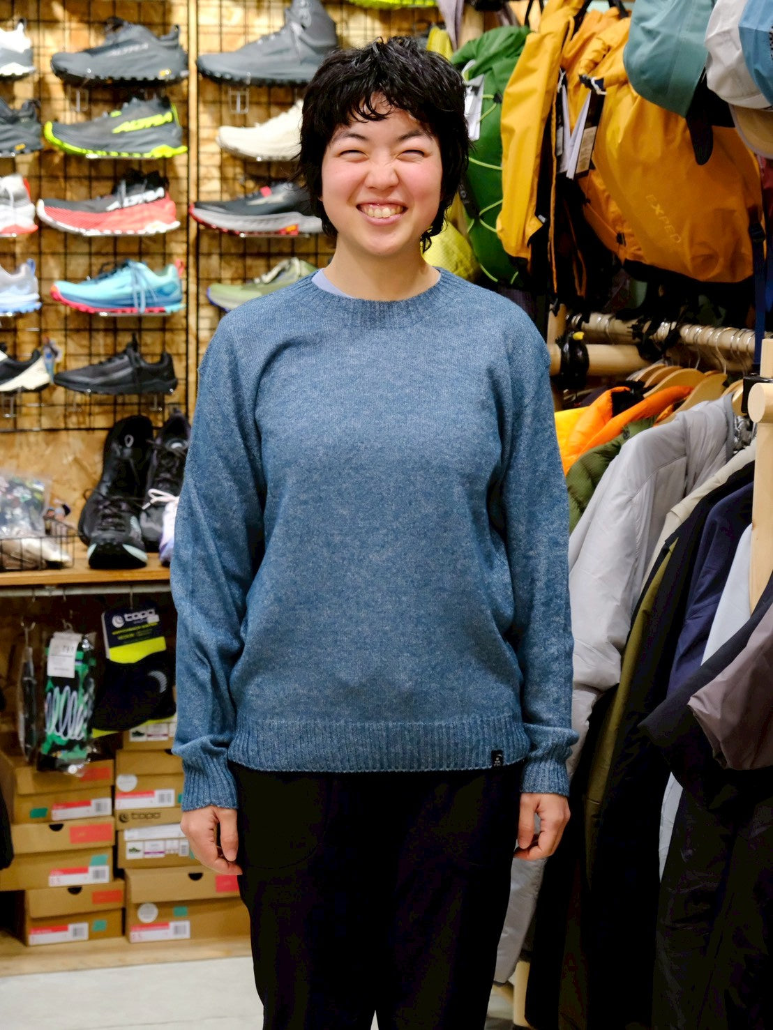 ROAR CREW（臭わないオクタ／メリノウール混／クルーネック）【STATIC