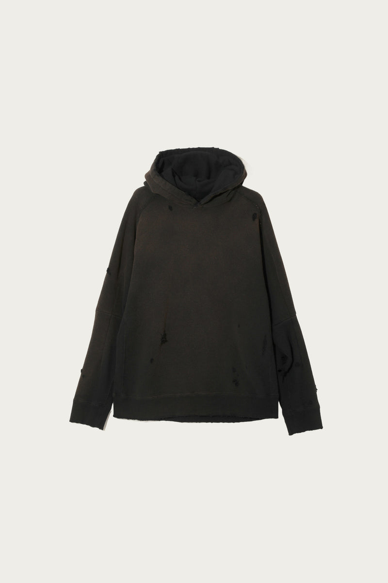 Needles Darts Sweats French Terry Hoodie | Black | Canoe Club
