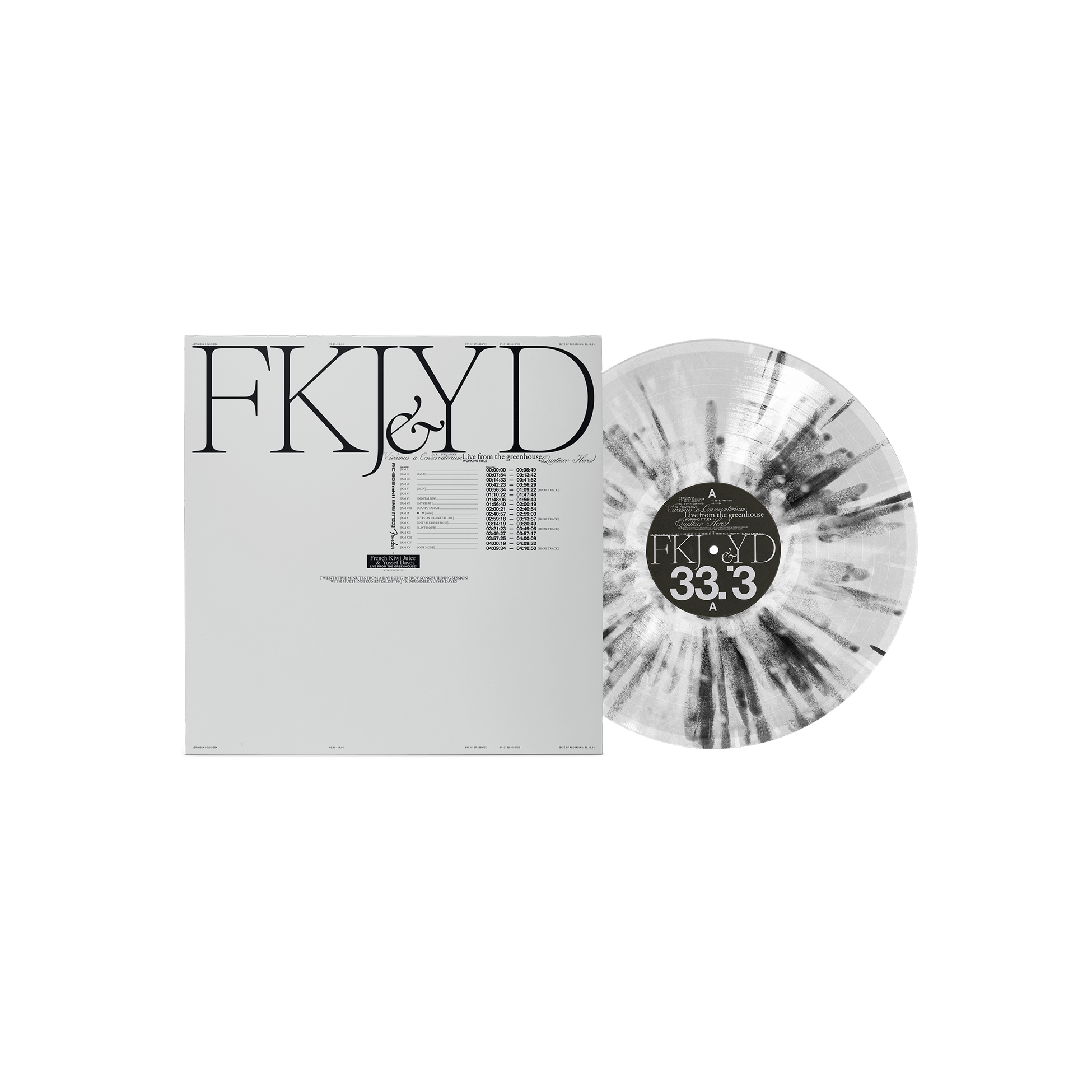 FKJ x Yussef Dayes - Live From The Greenhouse Vinyl LP – Secondtrack