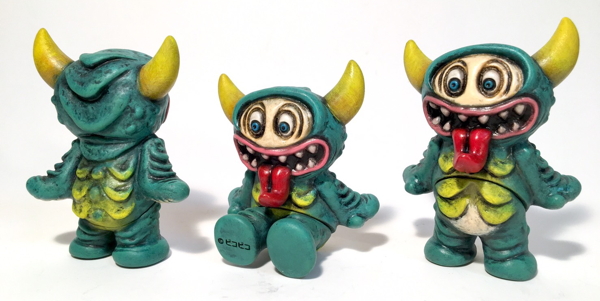 2017年8月12日からの「ギラギラ原宿ソフビ万博」へ参加する怪獣雨芸術